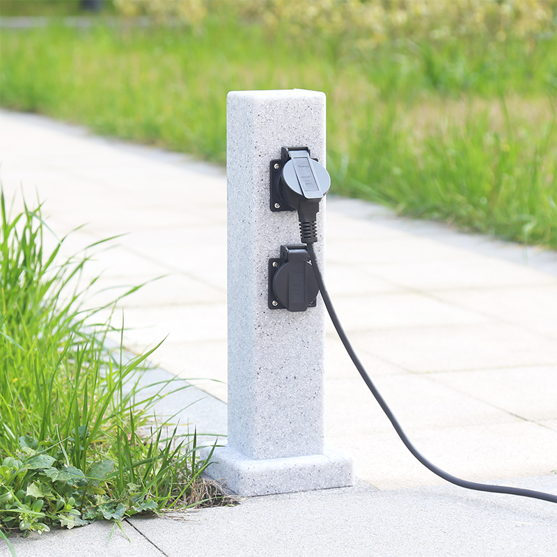 Outdoor Power Outlet - Pionowe gniazdo zasilania PE wodoodporne gniazdo