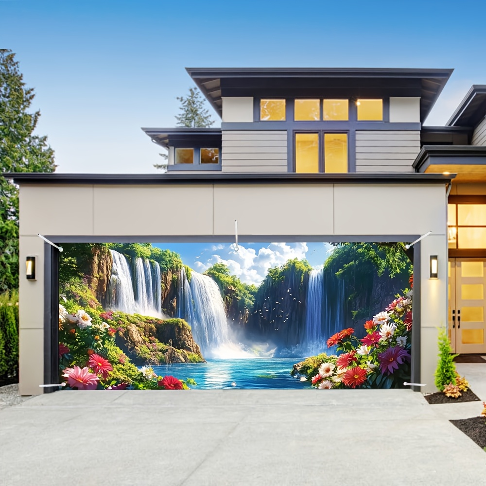 Outdoor Power Garage - Elegancki baner na drzwi garażowe z