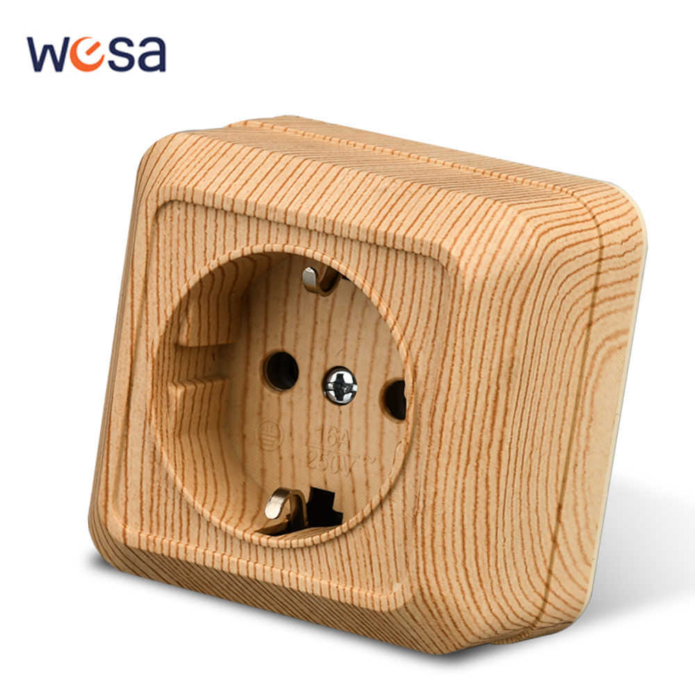 Outdoor Power Quincy - WESA Drewniana powierzchnia ścienna Wtyczka UE