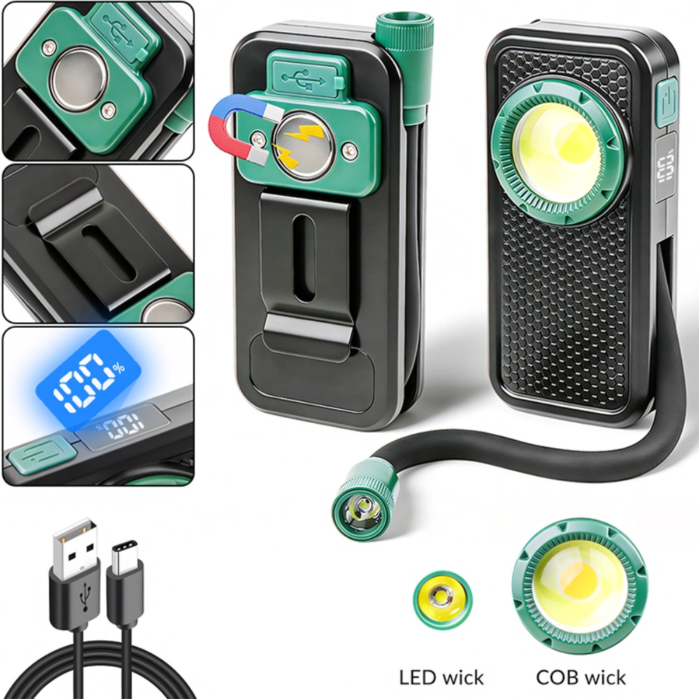 Outdoor Power Usb - Nowa magnetyczna lampa robocza z klipsem