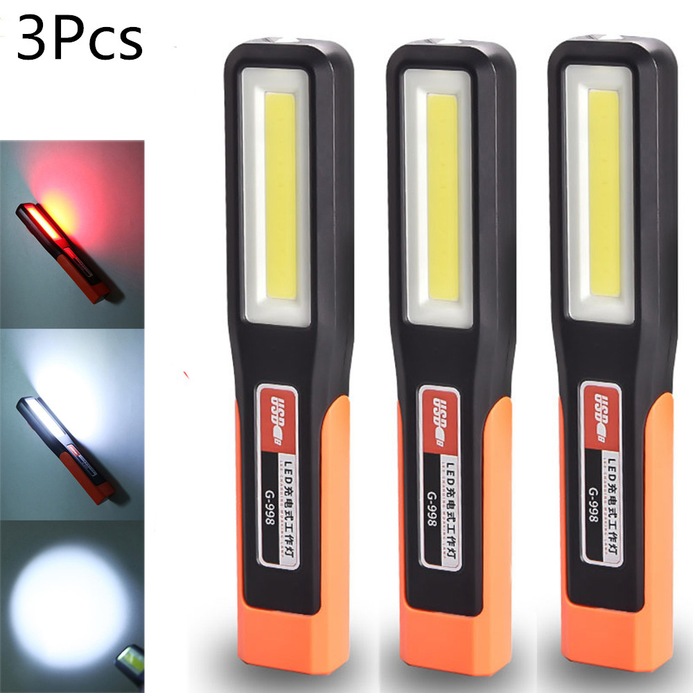 Outdoor Power Garage - 3 szt. Potężna lampa robocza LED