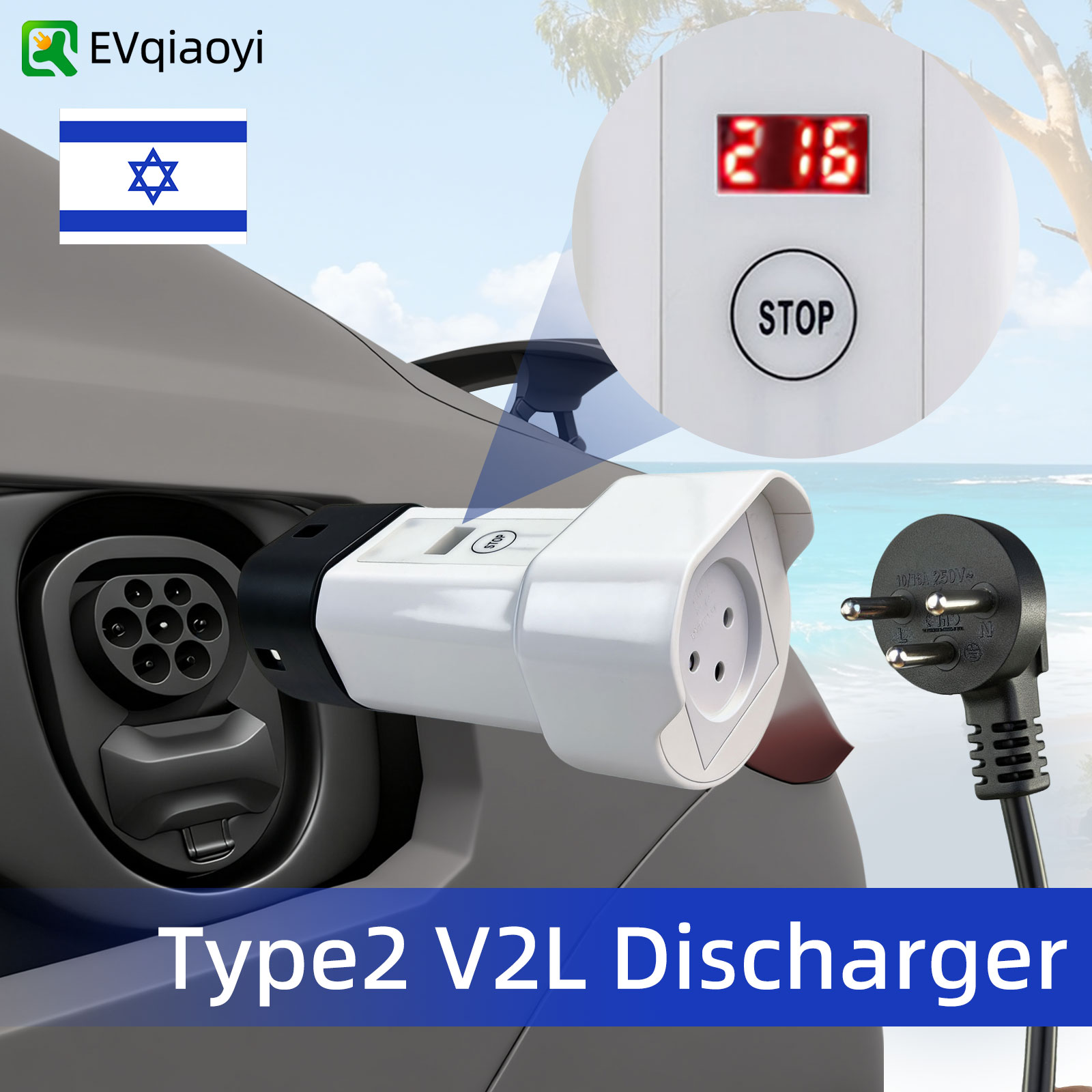 Outdoor Power Quincy - Adapter rozładowujący V2L Typ 2 16A