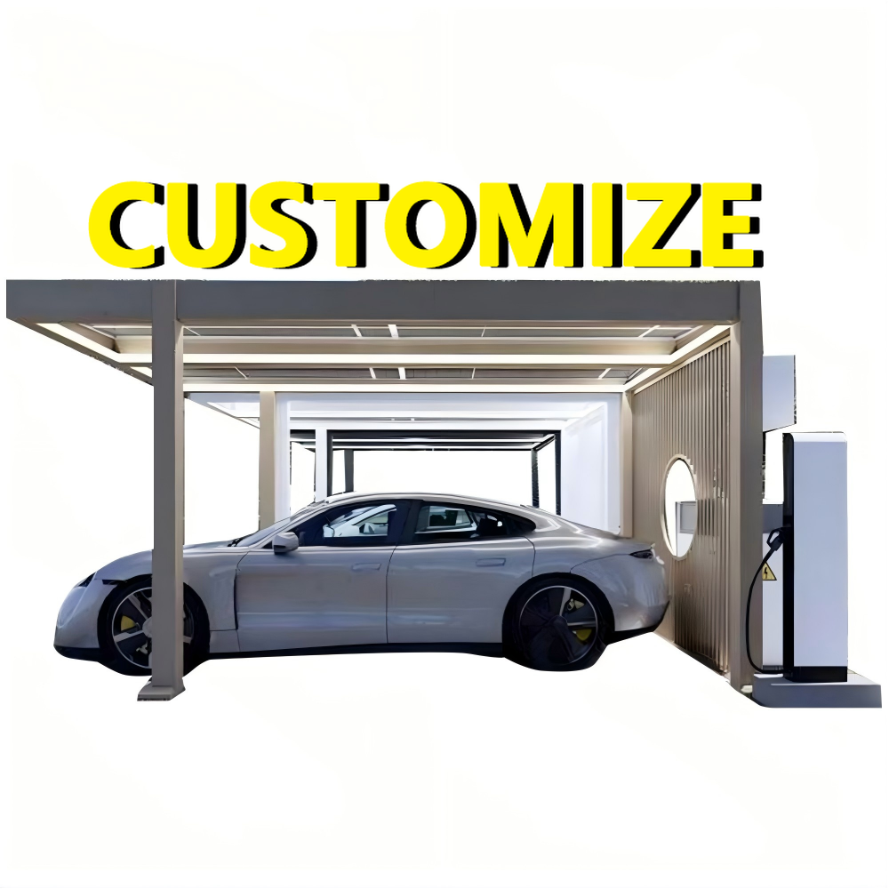 Outdoor Power Garage - Dowolny Rozmiar, Personalizowany Zewnętrzny Solarny Carport,