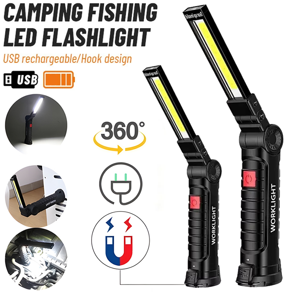 Outdoor Power Usb - Latarka LED COB, ładowana przez USB,
