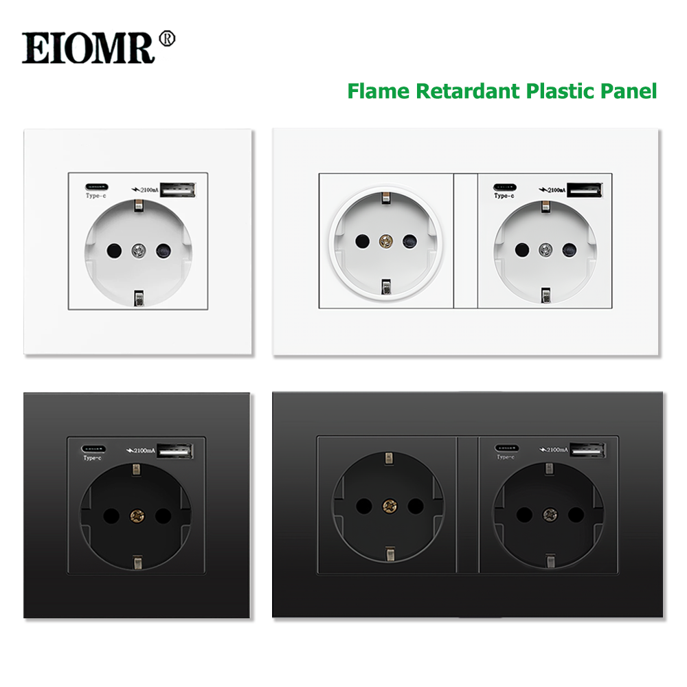 Outdoor Power Outlet - Standardowe gniazdo zasilania EIOMR EU, pojedyncze