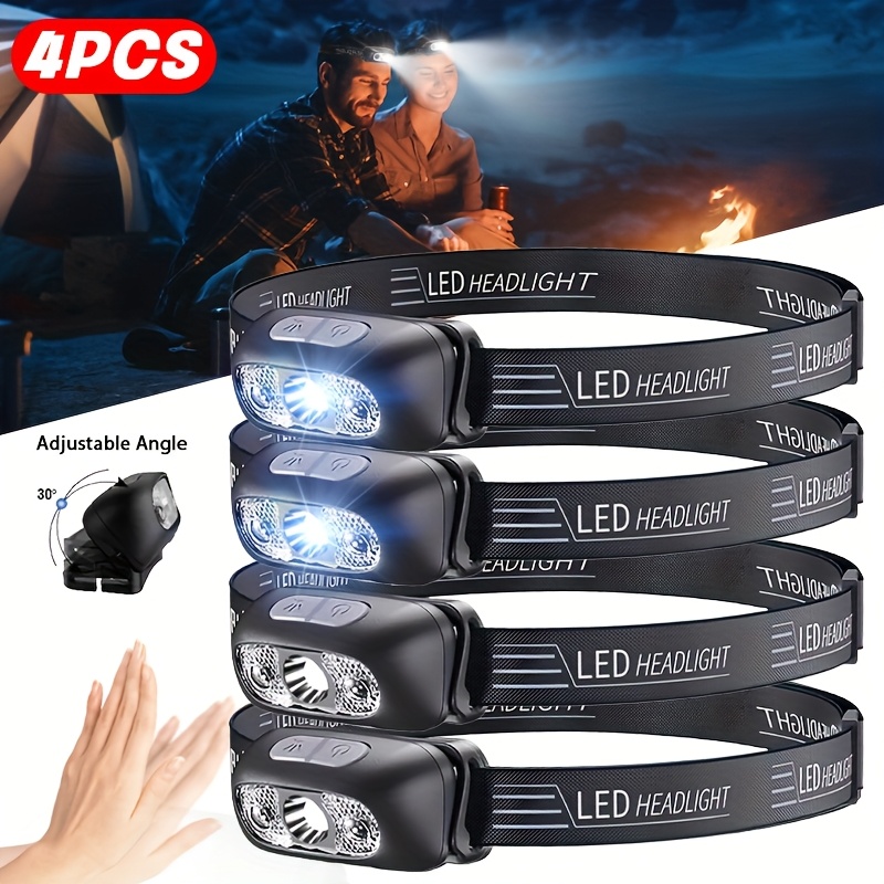Outdoor Power Usb - Mocna, regulowana latarka czołowa LED z