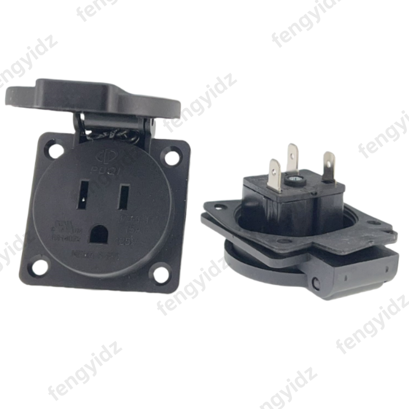 Czarny 125V 15A 20A IP44 CE am – Outdoor Power Quincy recenzja i cena