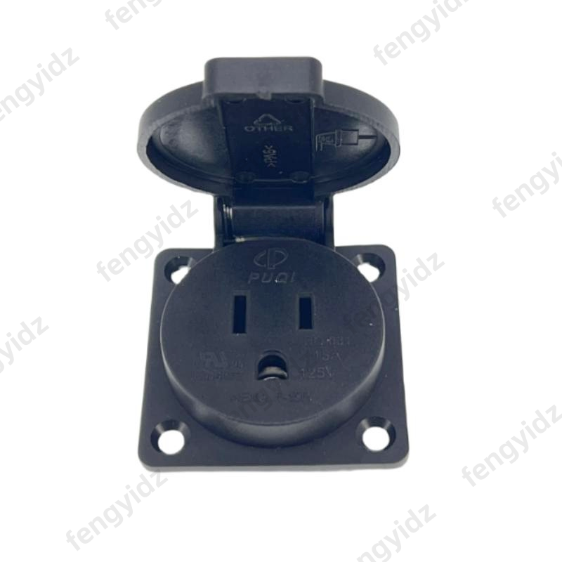 Czarny 125V 15A 20A IP44 CE am – Outdoor Power Quincy recenzja i cena