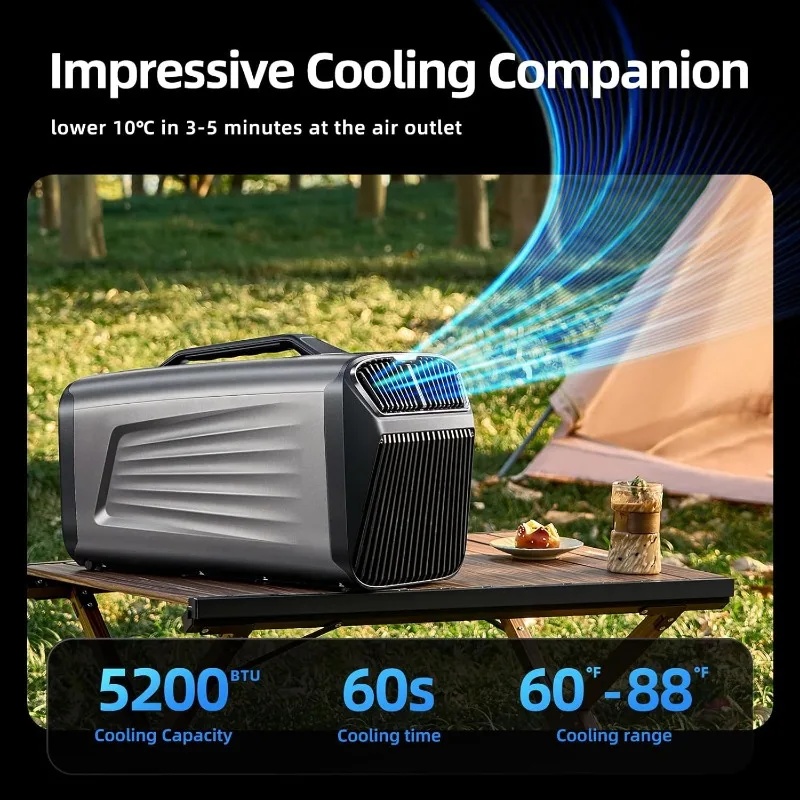 Przenośny klimatyzator 5200 BT – Outdoor Power Garage recenzja i cena