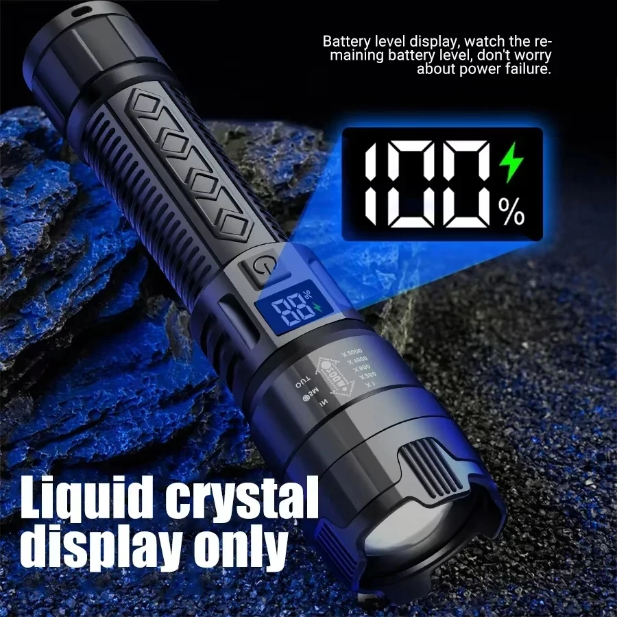 Latarka taktyczna LED 2000LM,  – Outdoor Power Usb recenzja i cena