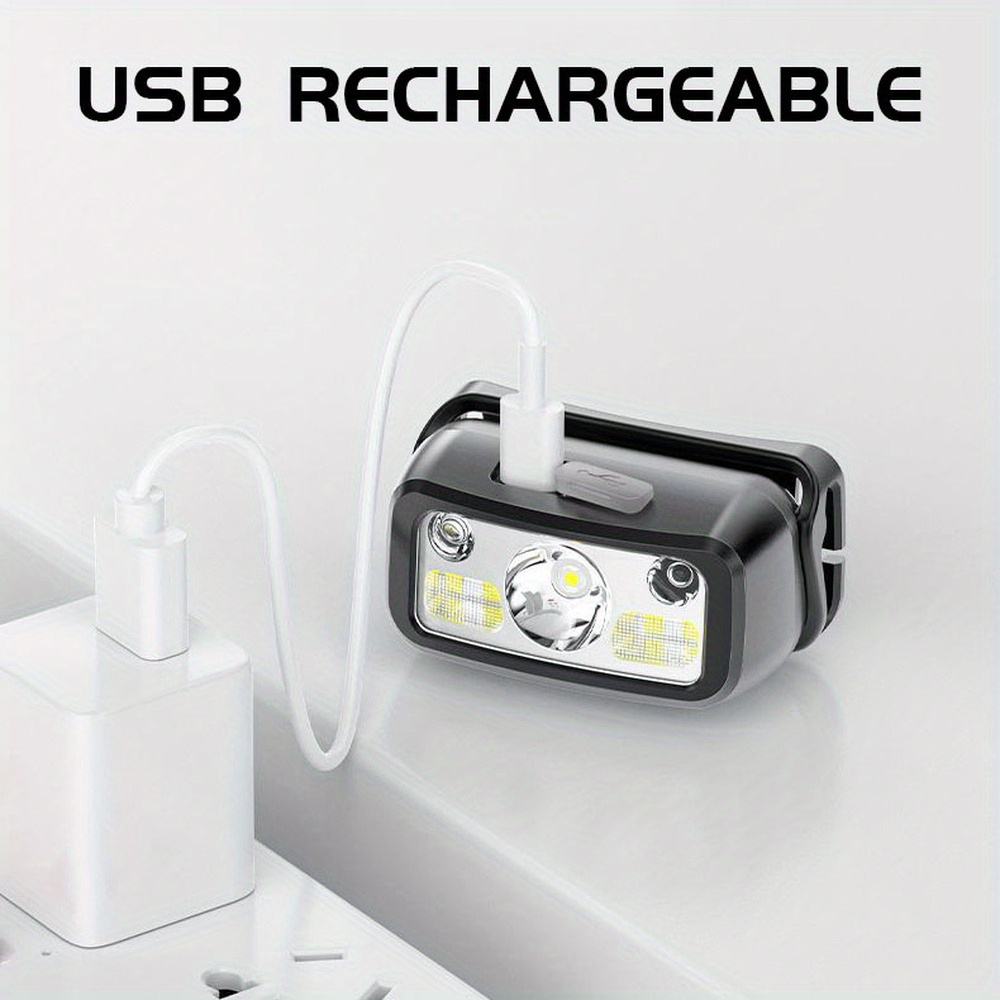 Mocna latarka czołowa LED COB  – Outdoor Power Usb recenzja i cena