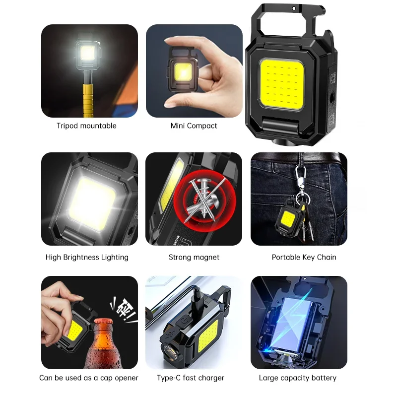 Mini Latarka Brelokowa COB Świ – Outdoor Power Usb recenzja i cena
