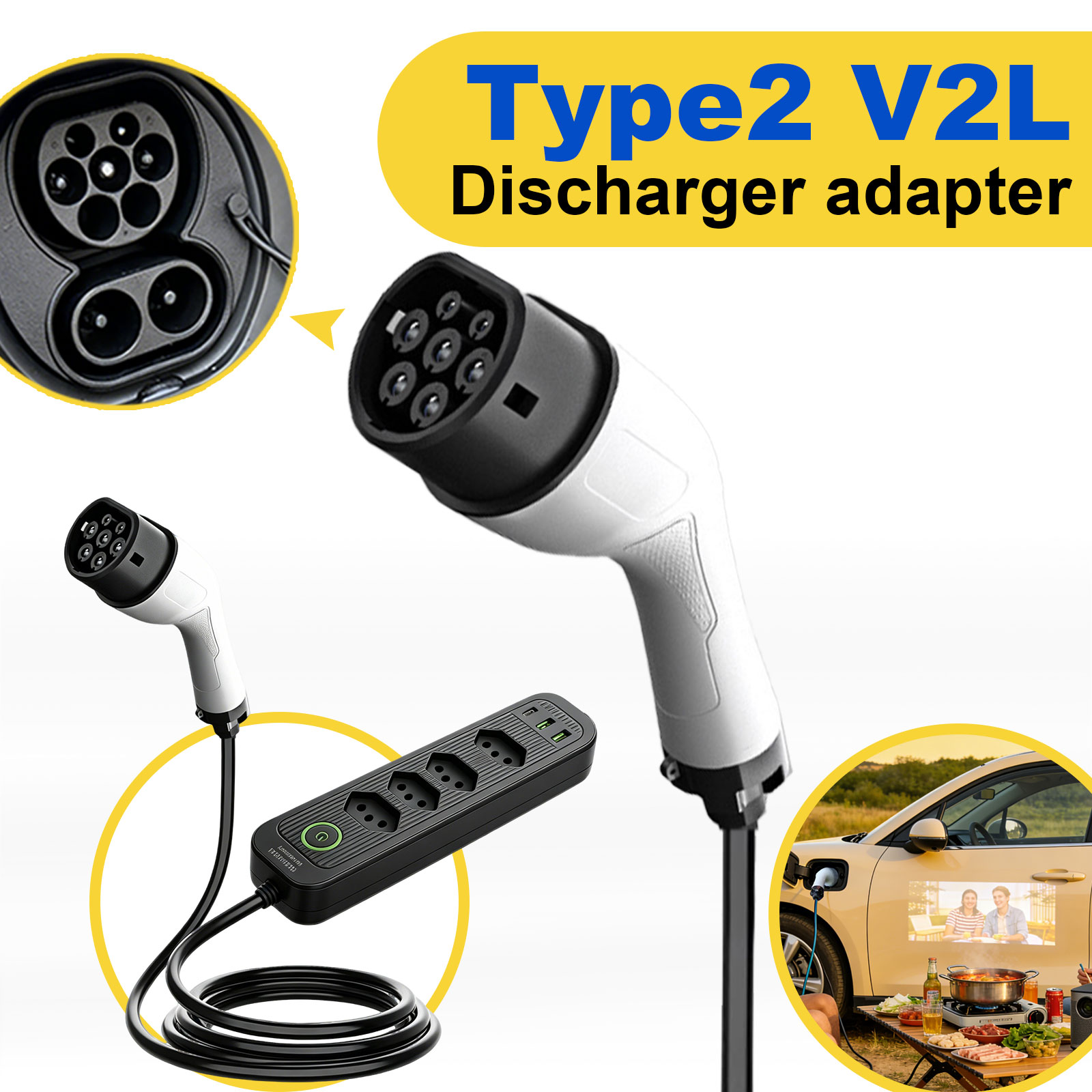 Adapter rozruchowy Type2 V2L 1 – Outdoor Power Quincy recenzja i cena