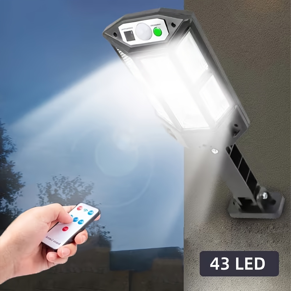 Mocna solarna lampa LED zewnęt – Outdoor Power Garage recenzja i cena
