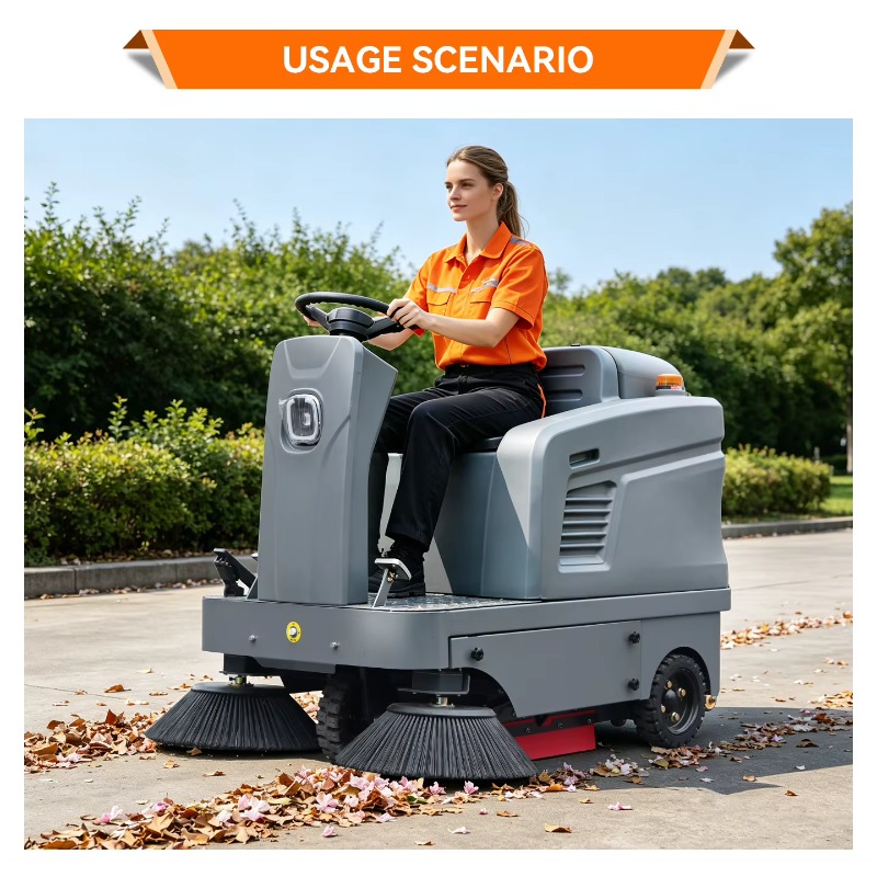 Elektryczna zamiatarka uliczna – Outdoor Power Broom recenzja i cena