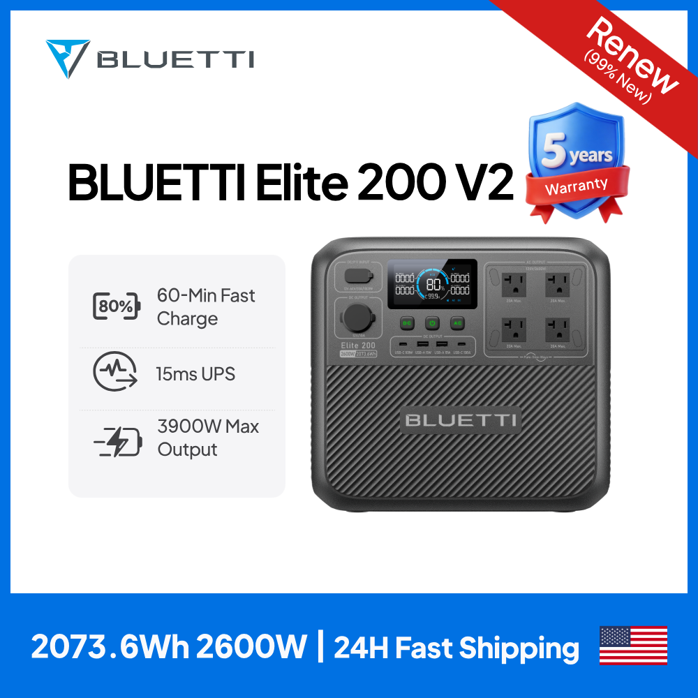 【Renew】BLUETTI Elite 200 V2 Pr – Outdoor Power Equipment recenzja i cena