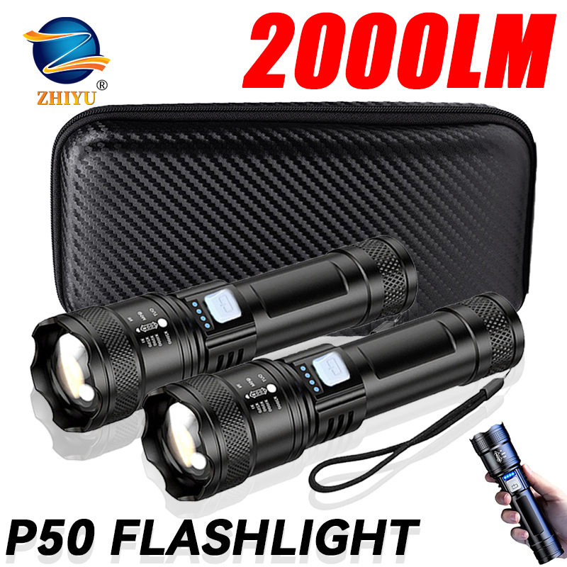 Latarka taktyczna LED 2000LM,  – Outdoor Power Equipment recenzja i cena
