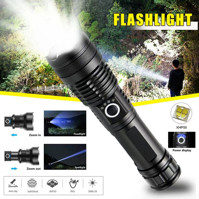 Latarka LED o dużej mocy XHP70 – Outdoor Power Usb recenzja i cena